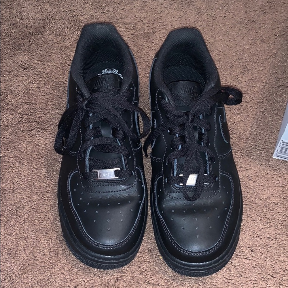 All black Air force 1s